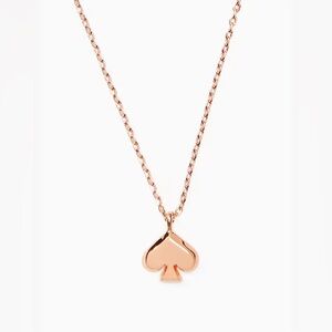 Kate Spade Mini Pendant Rose Gold Necklace